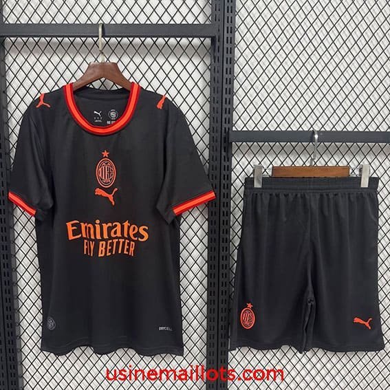 Maillot Enfant Milan AC Third 2026/2027 Noir