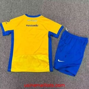 Alternative view of Maillot Enfant Portsmouth Extérieur 2026/2027 Jaune Bleu