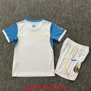 Alternative view of Maillot Enfant Villarreal Extérieur 2026/2027 Blanc Bleu