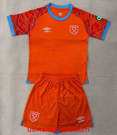 Maillot Enfant West Ham Gardien 2026/2027 Orange