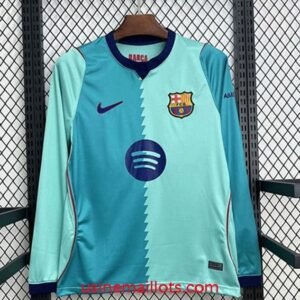 Maillot FC Barcelone Third Manches Longues 2026/2027 Bleu