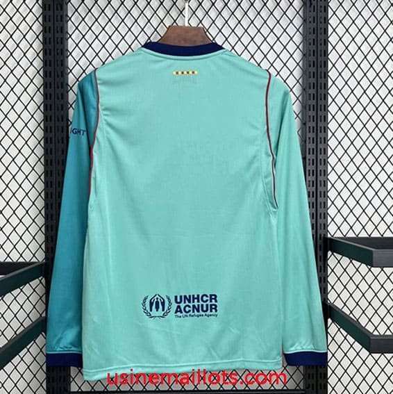 Maillot FC Barcelone Third Manches Longues 2026/2027 Bleu – Image 2