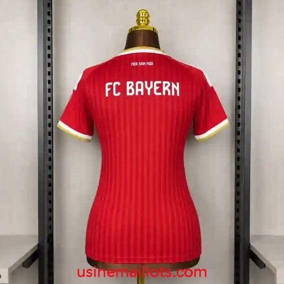 Maillot Femme Bayern Munich Domicile 2026/2027 Rouge – Image 3