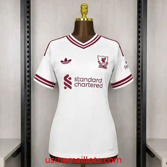 Maillot Femme Liverpool Extérieur 2026/2027 Blanc