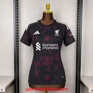 Maillot Femme Liverpool Third 2026/2027 Rouge Noir