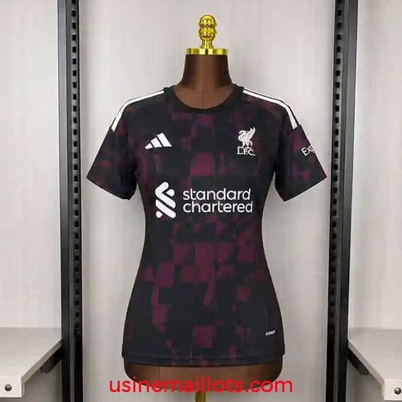 Maillot Femme Liverpool Third 2026/2027 Rouge Noir