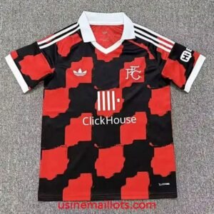 Maillot Fulham FC Extérieur 2026/2027 Rouge Noir