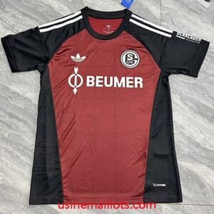 Maillot Gardien Schalke 04 2026/2027 Rouge Noir