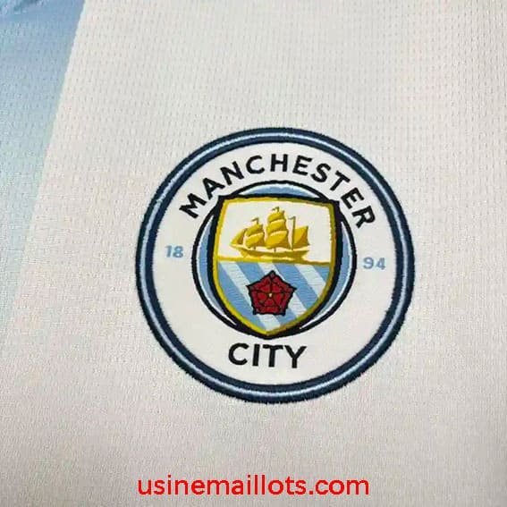 Maillot Manchester City Third 2026/2027 Blanc Bleu – Image 2