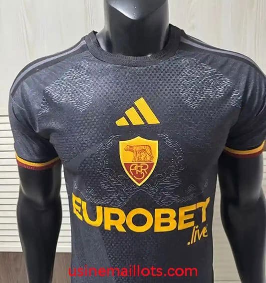Maillot Match AS Roma Third 2026/2027 Noir – Image 2