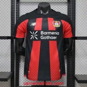Maillot Match Bayer Leverkusen Domicile 2026/2027 Rouge Noir
