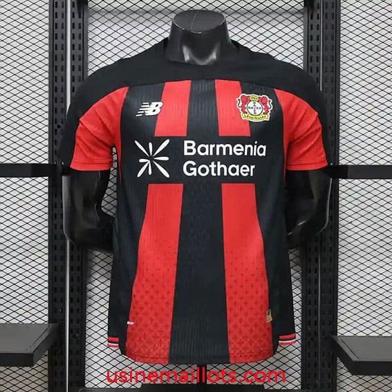 Maillot Match Bayer Leverkusen Domicile 2026/2027 Rouge Noir