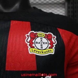 Alternative view of Maillot Match Bayer Leverkusen Domicile 2026/2027 Rouge Noir