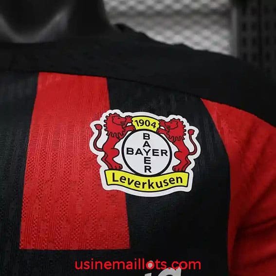 Maillot Match Bayer Leverkusen Domicile 2026/2027 Rouge Noir – Image 2