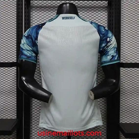 Maillot Match Bayer Leverkusen Extérieur 2026/2027 Bleu Blanc – Image 3