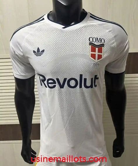 Maillot Match Como 1907 Extérieur 2026/2027 Blanc
