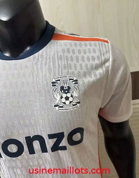 Maillot Match Coventry City Extérieur 2026/2027 Blanc – Image 2