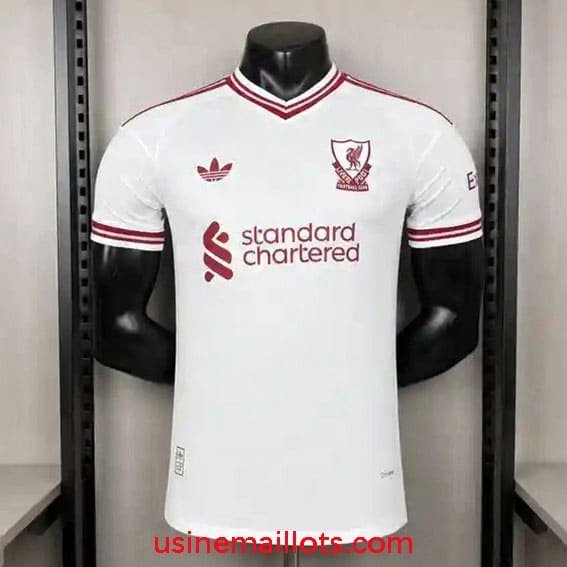 Maillot Match Liverpool Extérieur 2026/2027 Blanc