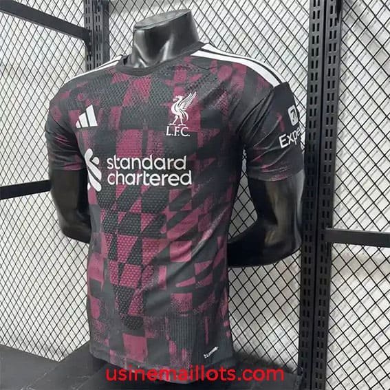 Maillot Match Liverpool Third 2026/2027 Rouge Noir – Image 3