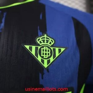 Alternative view of Maillot Match Real Betis Extérieur 2026/2027 Noir Bleu