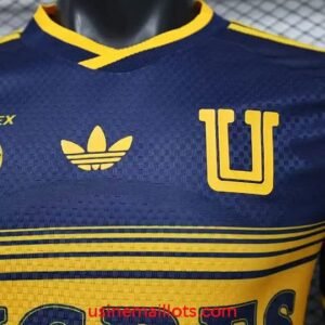 Alternative view of Maillot Match Tigres UANL Extérieur 2026/2027 Bleu Jaune