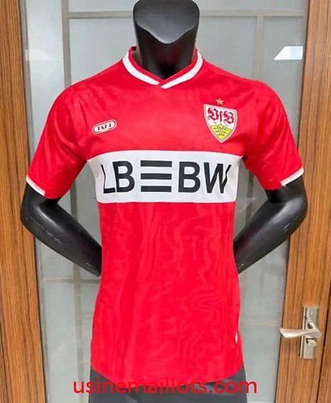 Maillot Match VfB Stuttgart Extérieur 2026/2027 Rouge Blanc