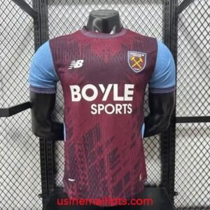 Maillot Match West Ham United Domicile 2026/2027 Rouge Bleu
