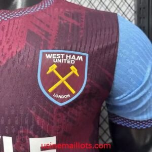Alternative view of Maillot Match West Ham United Domicile 2026/2027 Rouge Bleu