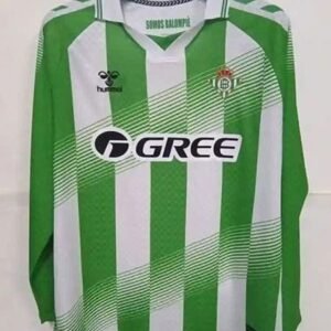 Maillot Real Betis Domicile Manches Longues 2026/2027 Vert Blanc