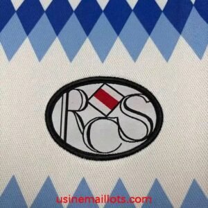 Alternative view of Maillot Strasbourg Extérieur 2026/2027 Blanc Bleu