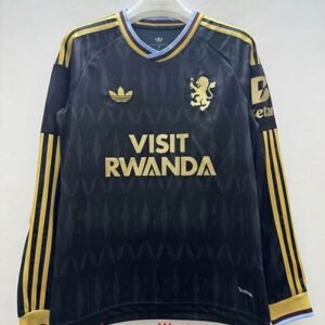 Maillot Aston Villa Extérieur Manches Longues 2026/2027 Noir