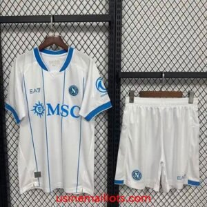 Maillot Enfant Napoli Extérieur 2026/2027 Blanc