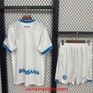 Alternative view of Maillot Enfant Napoli Extérieur 2026/2027 Blanc