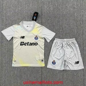 Maillot Enfant Porto Gardien 2026/2027 Gris Jaune