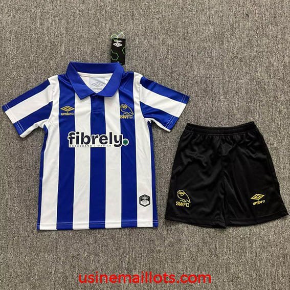 Maillot Enfant Sheffield Wednesday Domicile 2026/2027 Bleu Blanc