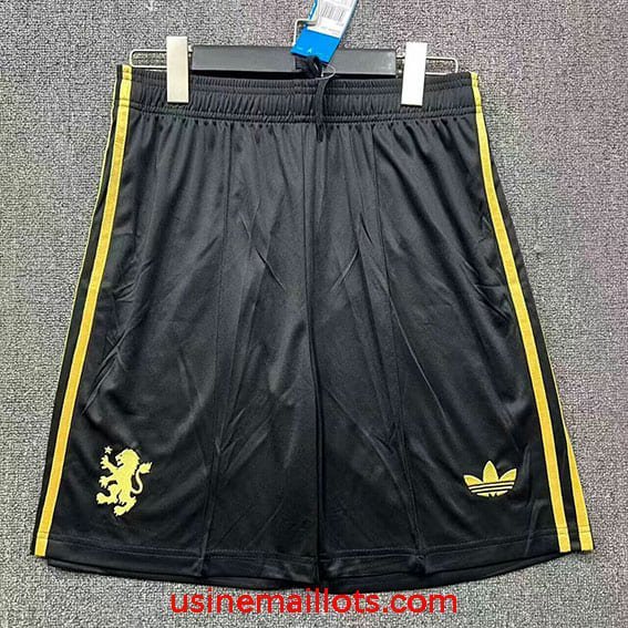 Short Aston Villa Extérieur 2026/2027 Noir